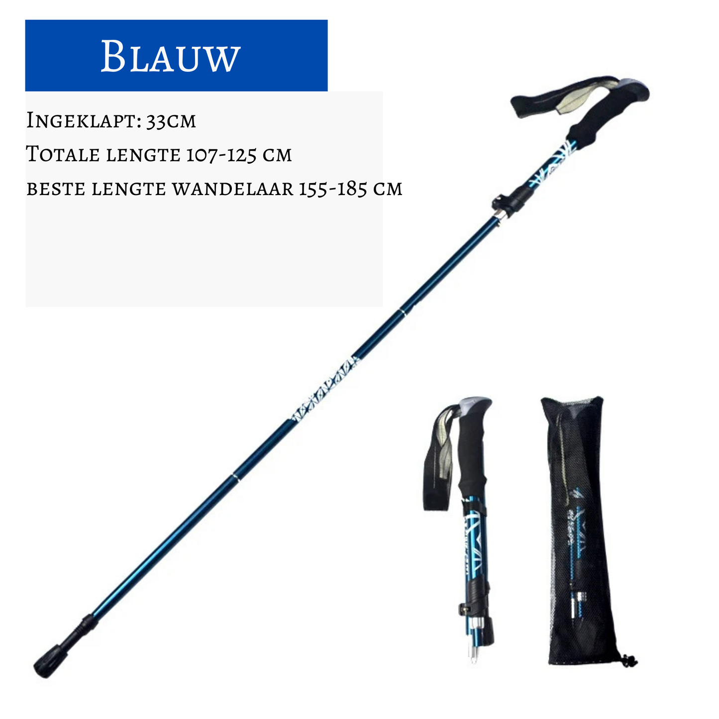 Lichtgewicht Wandelstok voor Nordic walking