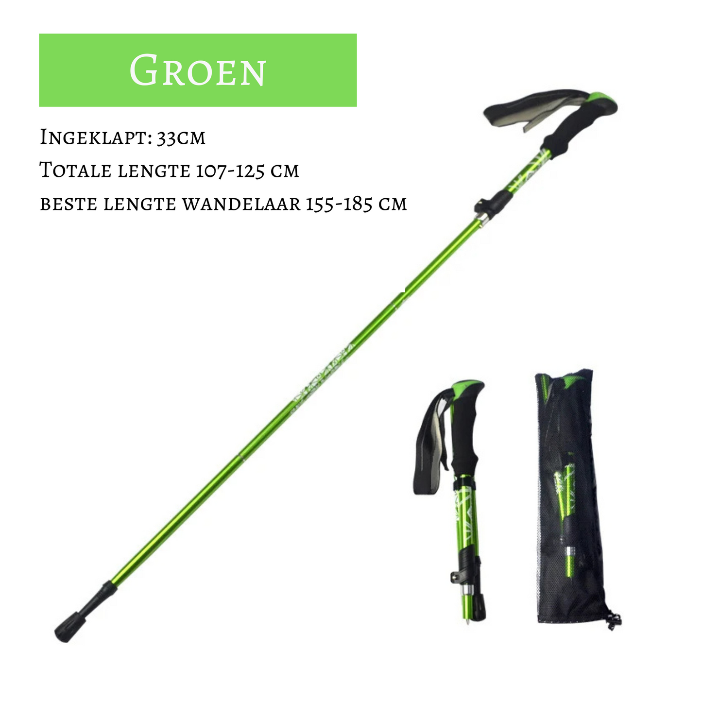 Lichtgewicht Wandelstok voor Nordic walking