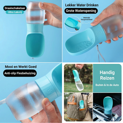 Trinkflasche für Hunde auslaufsicher nie wieder ein durstiger Hund unterwegs