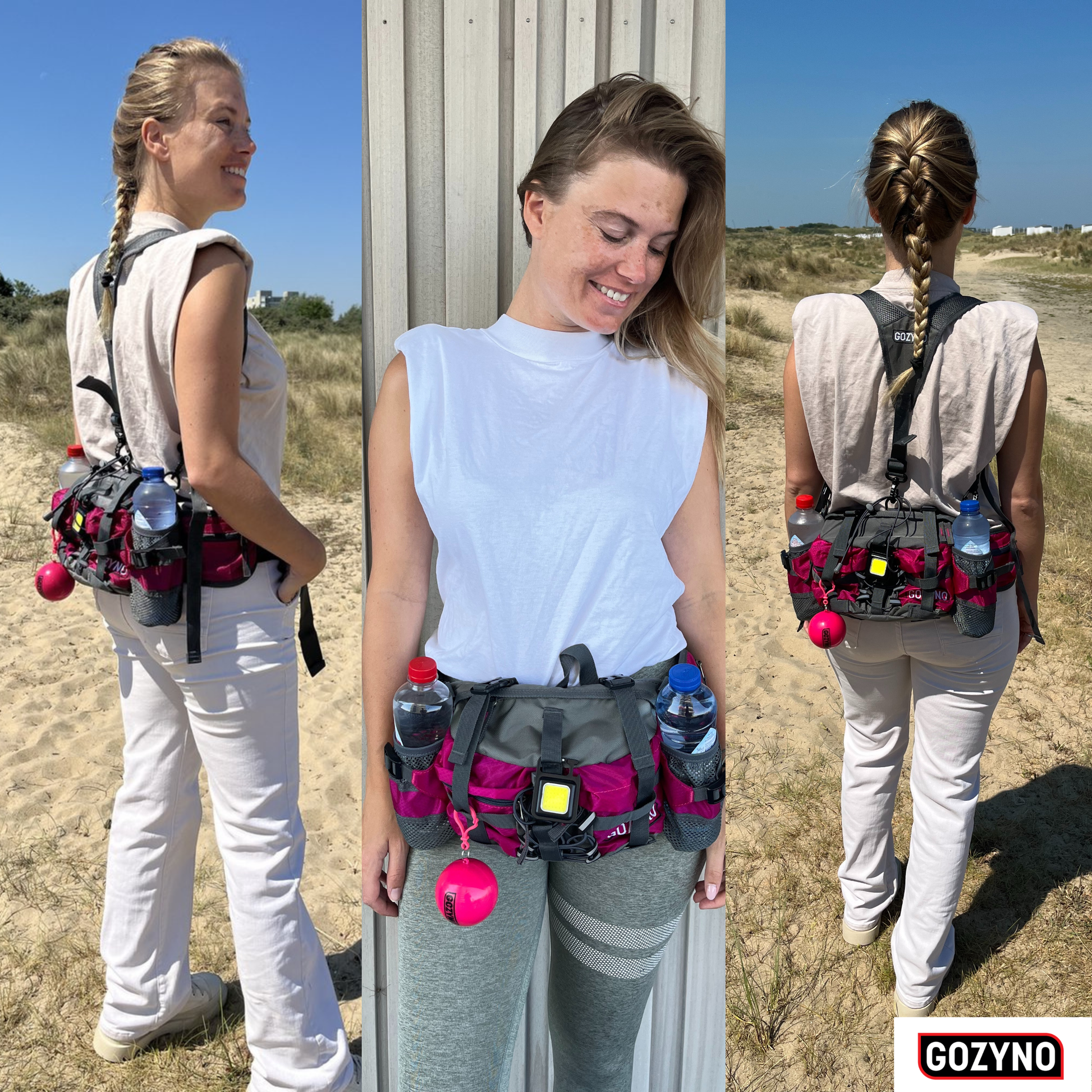 Waterdichte wandel heuptas met Hoog draag comfort