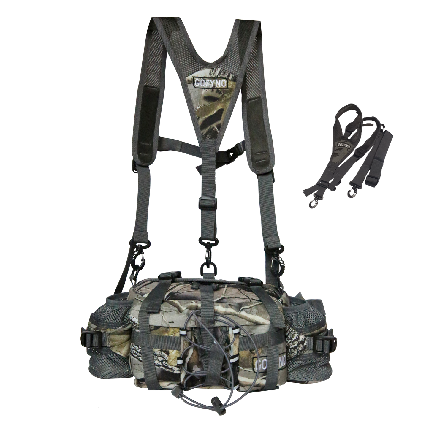 Waterdichte wandel heuptas met meerdere vakken voor lange wandelingen